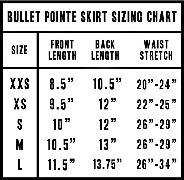 Bullet Pointe | Ballet Skirt | Rose