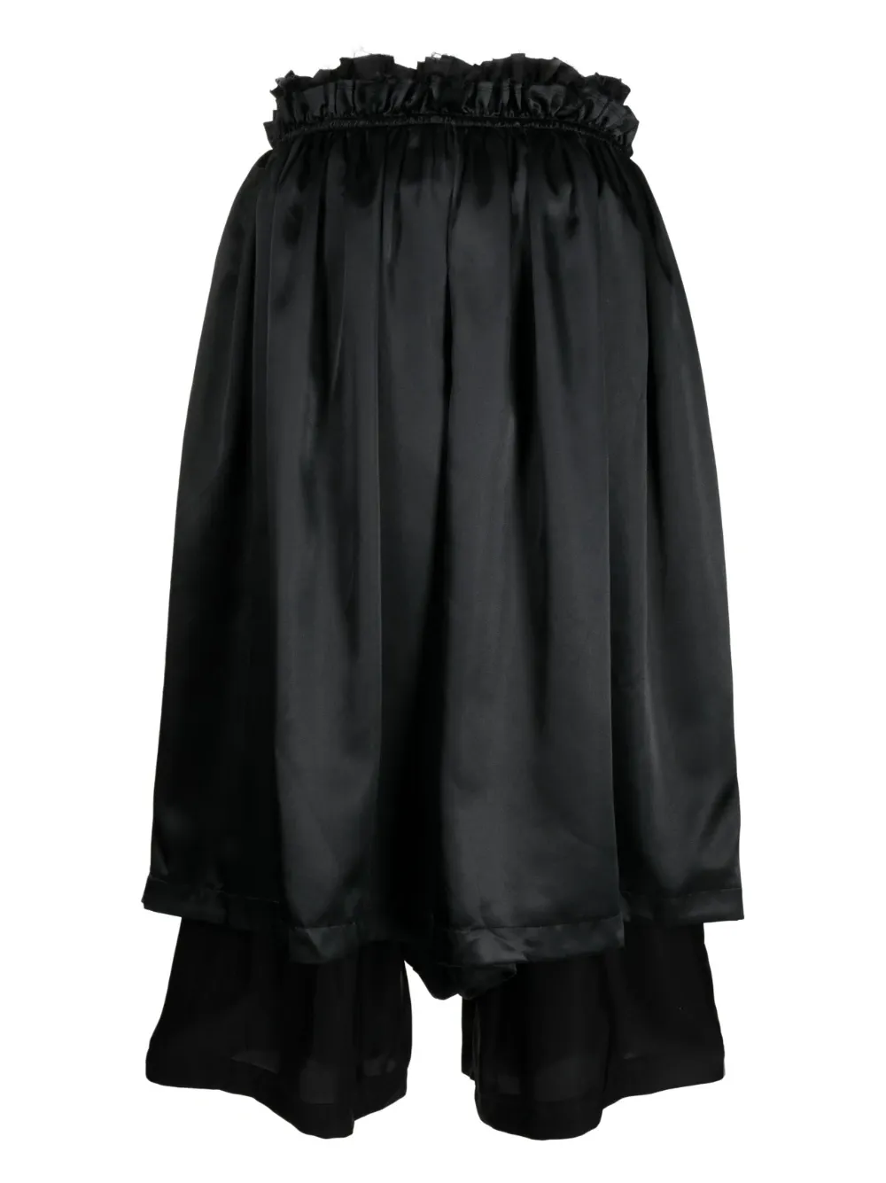 Cupra Tafetta Polyester Satin Shorts