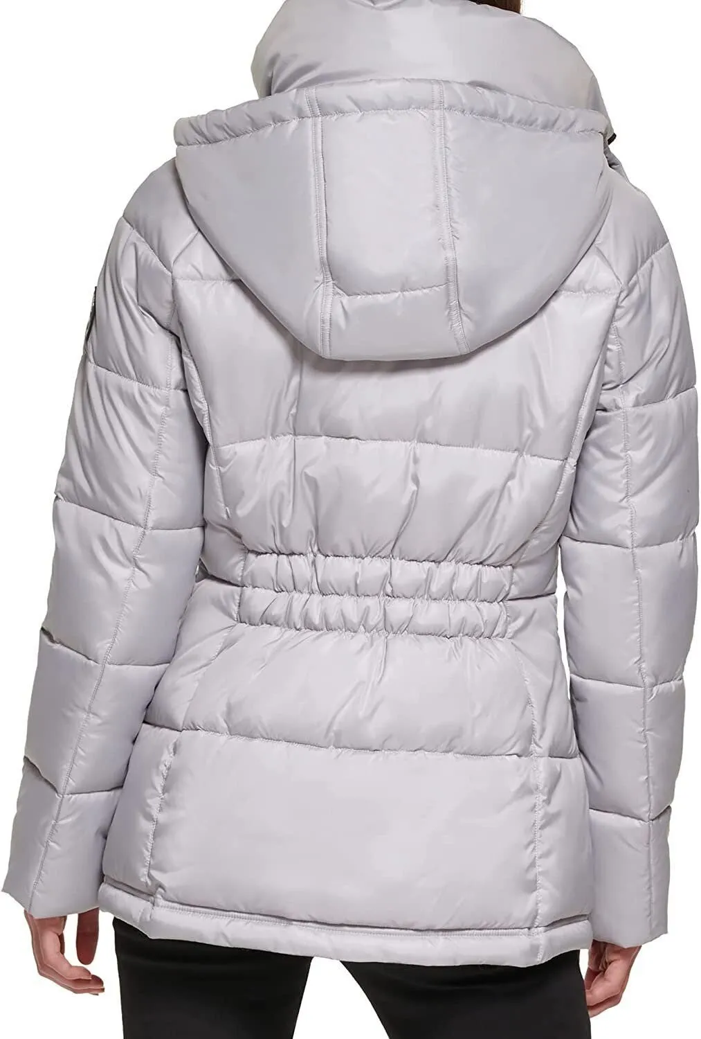 Kenneth Cole Women's Horizontal Zip Puffer