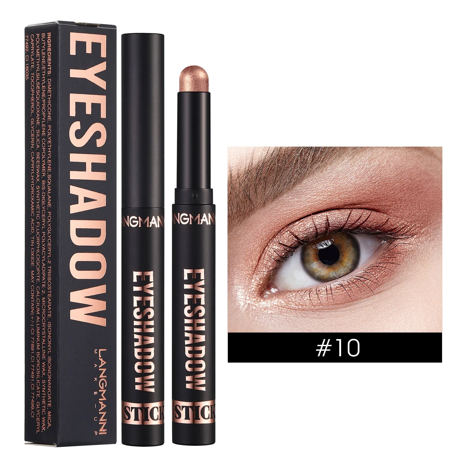 Waterproof Eye Shadow Stick – Shimmer & Matte Finish